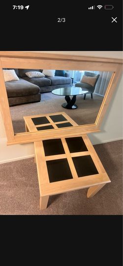 Coffee Table and mirror
