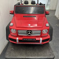 2022 Mercedes Maybach G650 Ride On Kids Toy Car 12V AMG Upgraded Version with Remote Control and Realistic Features