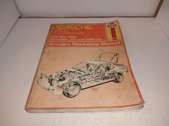 Vintage Porsche 924 and Turbo 1976 thru 1980 All Models Owner's Workshop Manual