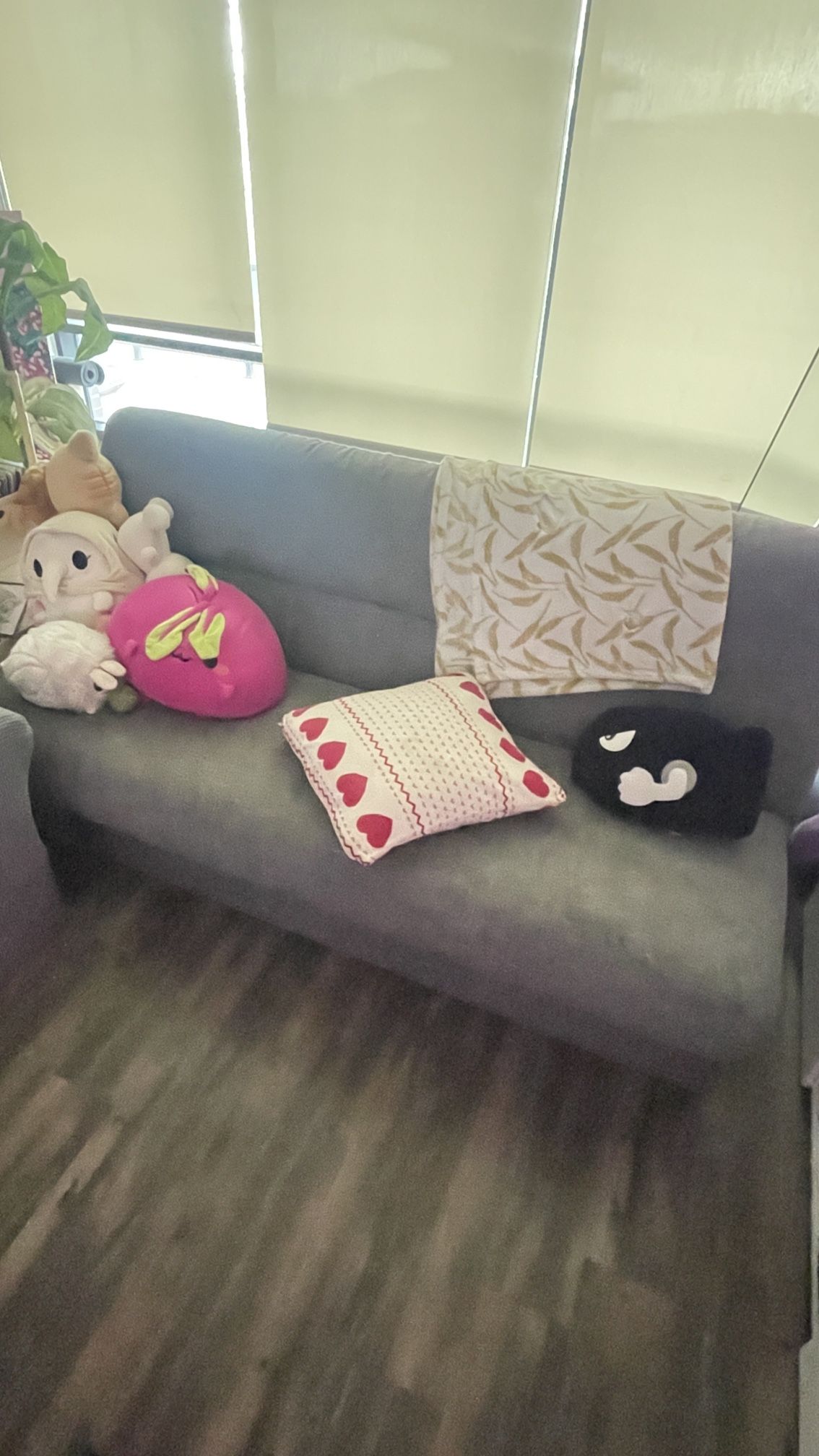 Gray Futon