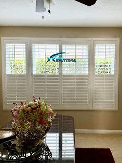 Interior Wood Shutters- Custom, Plantation, Professional Installation, Licensed Company, Window Treatments & Coverings, Persianas De Madera, Espanol