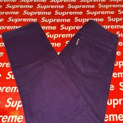 Supreme F/W 16 Gonz Purple Denim -30 