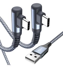 USB Charger Type C 2 Pack 6 Ft