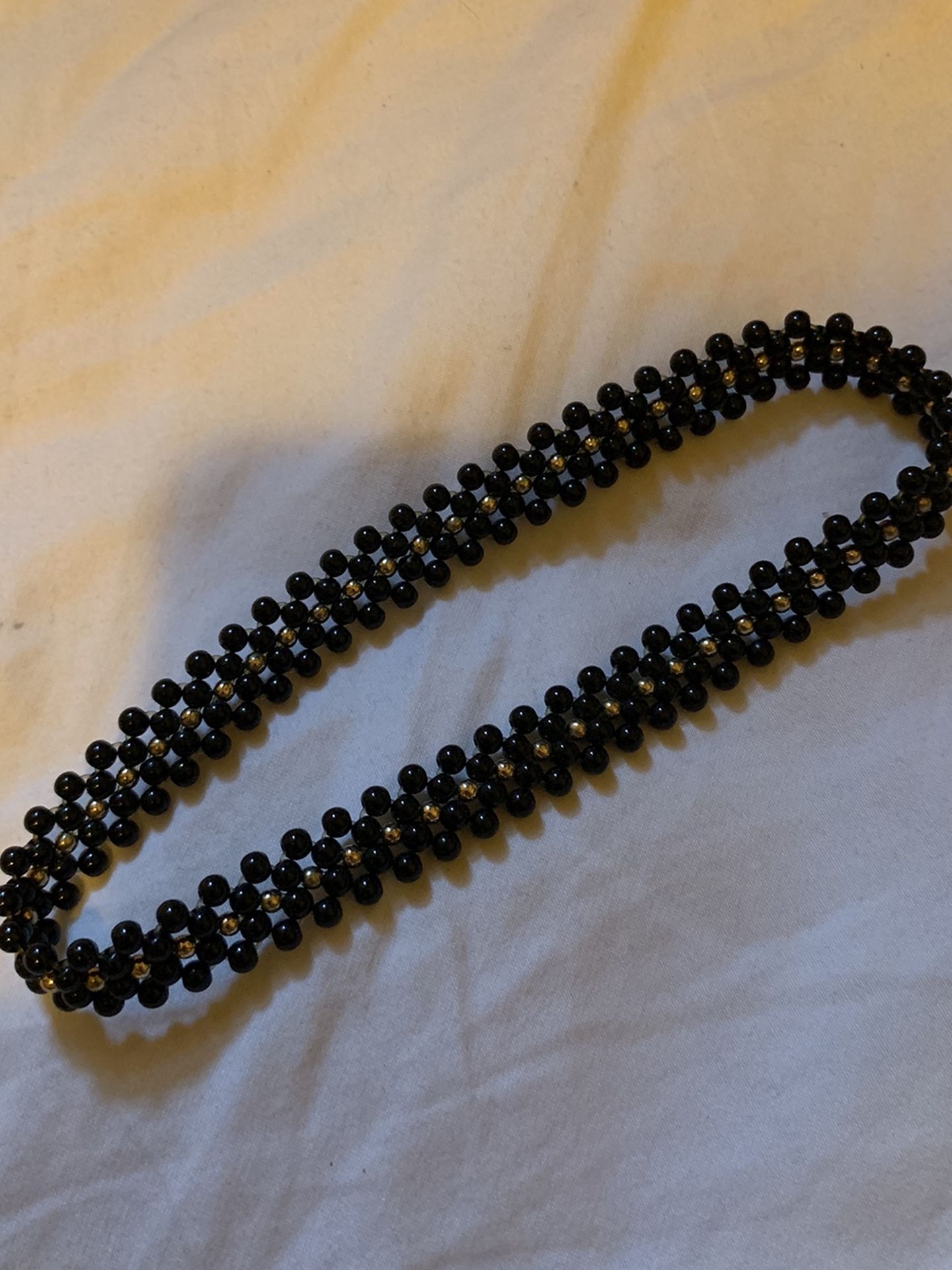 Black and Gold Choker