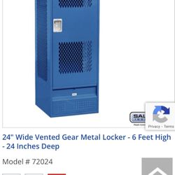 Corona branded metal locker