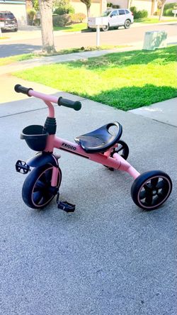 KRIDDO Kids Tricycle / Toddler Trike - Pink