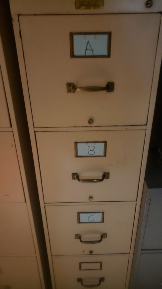Filing cabinets