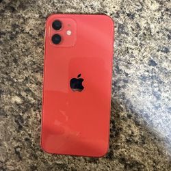 Red IPhone 12 (Fully Unlocked)
