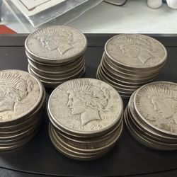 Silver Peace Dollars For Sale Under Melt Value Us Silver Coins