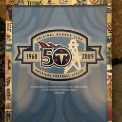 Tennesse Titans 2009 50th Anniversary Playbook