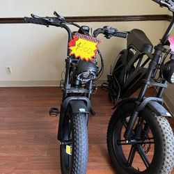 TST® R002 20'' 1500W Full Suspension Moped-style Electric Bike  (Open Box, Fully Assembled)