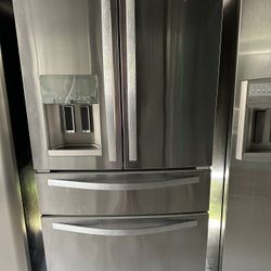 Whirlpool Stainless Steel Fridge Everything Works Great 2 Months Warranty 📍5413 U.s 92 Plant City Fl