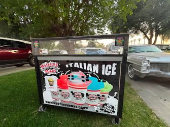 Italian ice cart