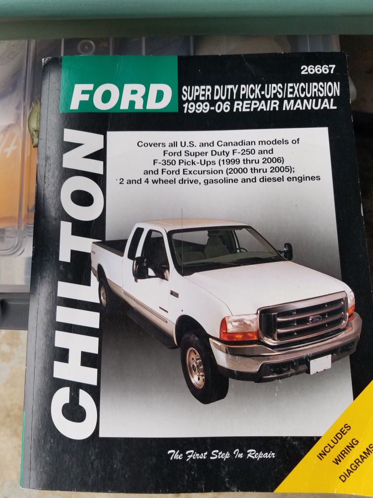 Chilton Guide for 99-06 Ford Super Dutys.