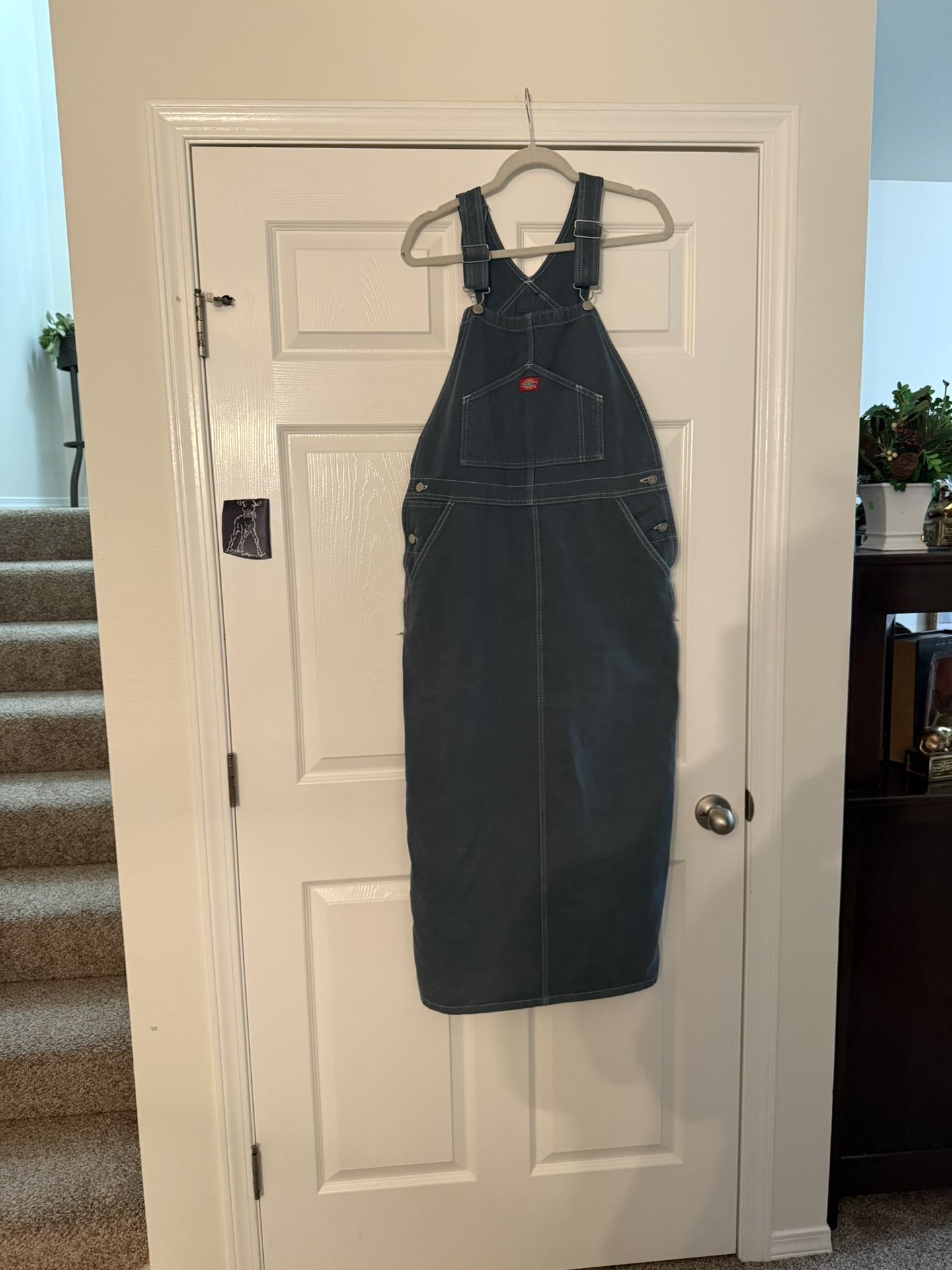 Dickies Sz 12 Overall Dress Rare Blue 