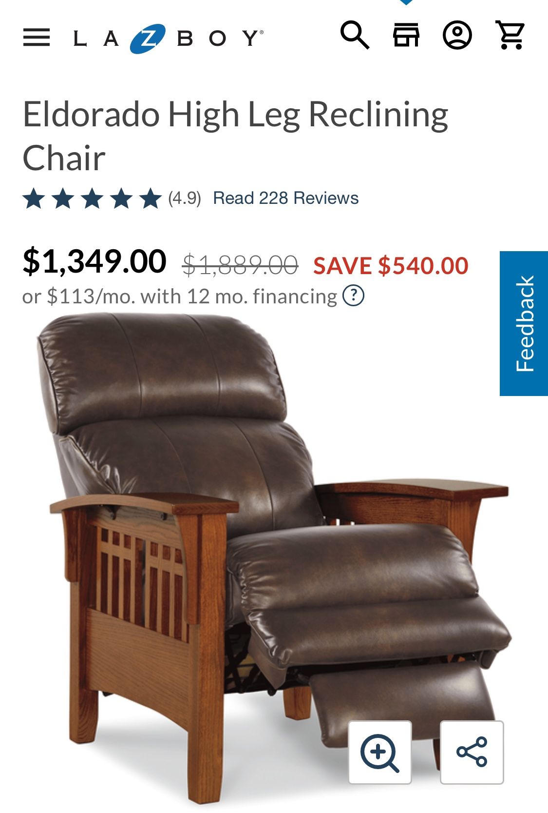 Eldorado LaZboy Recliner for Sale in WA OfferUp