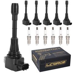 Set of 6 Ignition Coil Pack and Spark Plugs