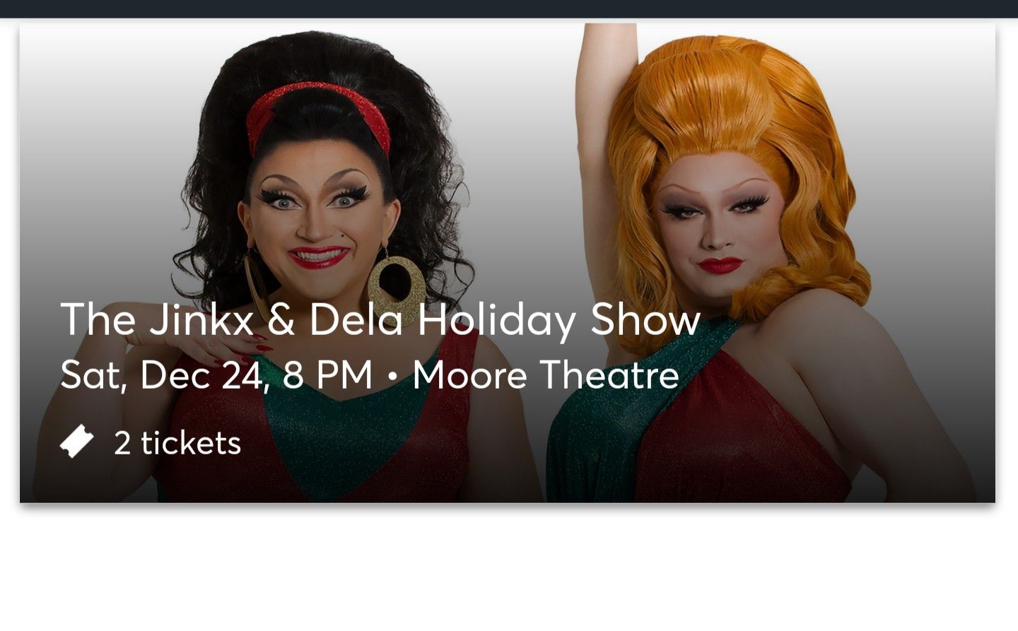 Jinkx Monsoon & BenDelaCreme Holiday Show
