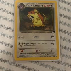 Rare Dark Raticate - Team Rocket