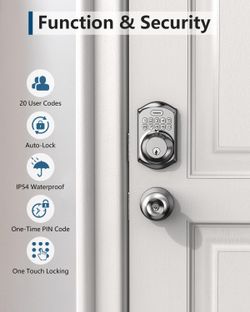 NEW TEEHO Keyless Entry Smart Deadbolt Lock