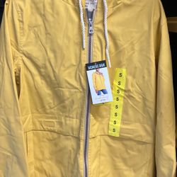 Yellow Weatherproof Vintage Rain Jacket With Tags 