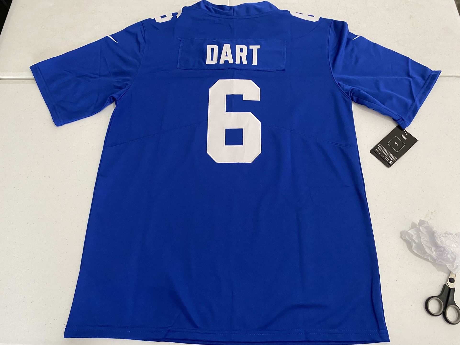 NY Giants #6 Dart Adult Sizes Small Up To 3XL