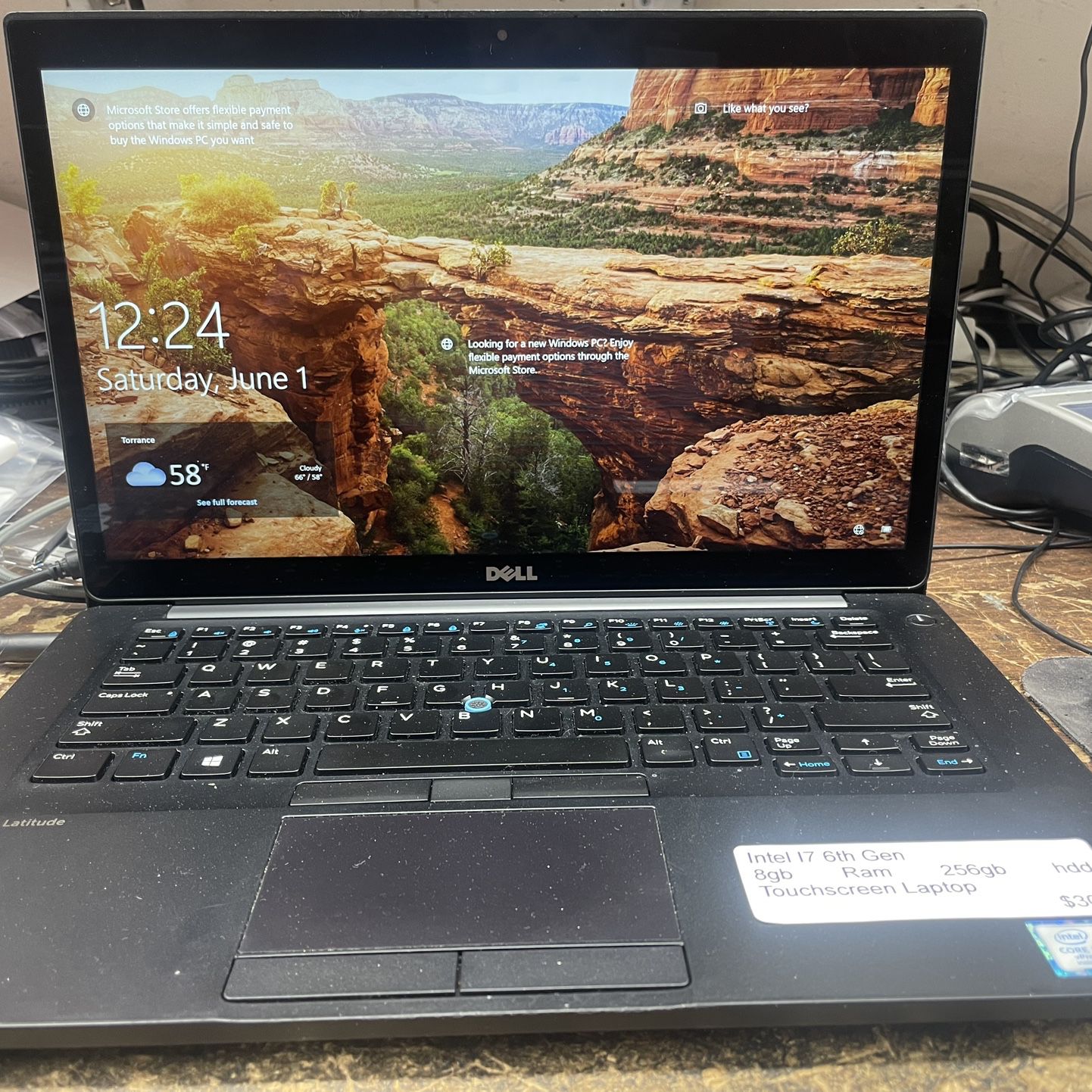 Dell I7 6th Gen Laptop 8 Gb Ram 256gb Ssd Hdd 
