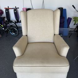Wingback Recliner Nursery Glider