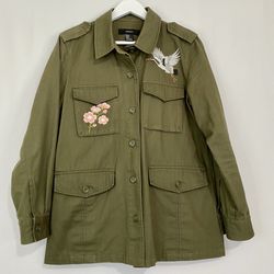 Army fatigue deals jacket forever 21