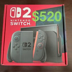 Nintendo Switch 2 Console - New & Sealed. PRICE IS FIRM. CASH ONLY. NO TRADES. For pickup in Carrollwood 