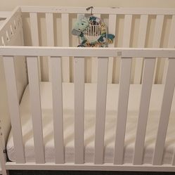 Crib With Changing Table Attachment 