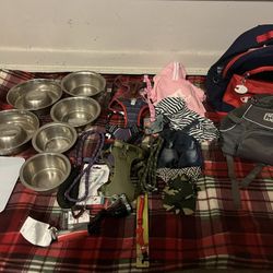 Almost New Dog Items, Clothes, Dog Carrier, Dog Backpack And More!