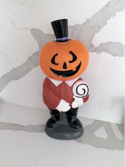Halloween Blow Mold pumpkin guy