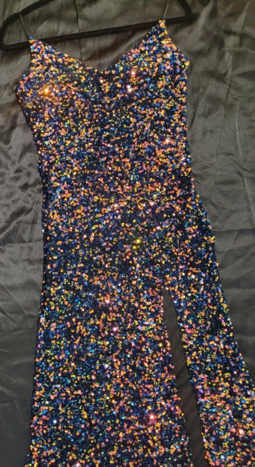B Darlin Full Sequin Dress