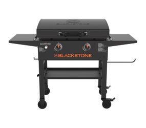 Blackstone 28" 2-Burner Outdoor Flat Top Griddle with Hood - Brand New