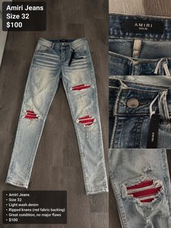 Amiri Distressed Jeans Size 32