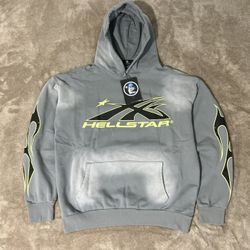 Hellstar Full Fleece Set Gray And Green Size M