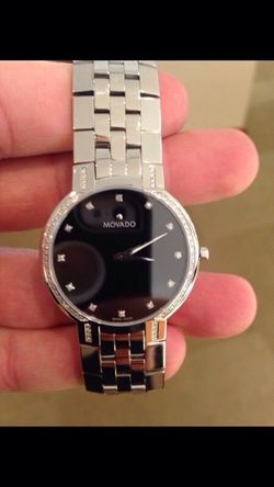 Movado Faceto with Diamonds