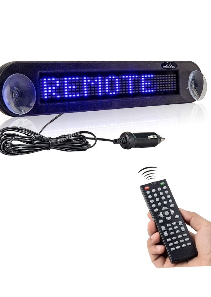 LED Programmable Car Sign