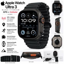 Apple Watch Ultra 3 Black Titanium 49mm GPS + Cellular