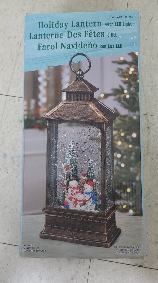 Holiday Lantern with LED Light