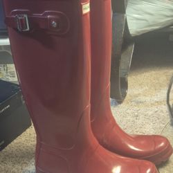 Hunter Tall, Red Rainboots 