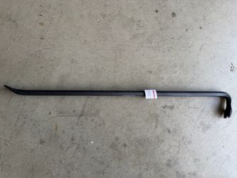 Westward Gooseneck Wrecking Bar (36-inch length, 3/4-inch diameter)