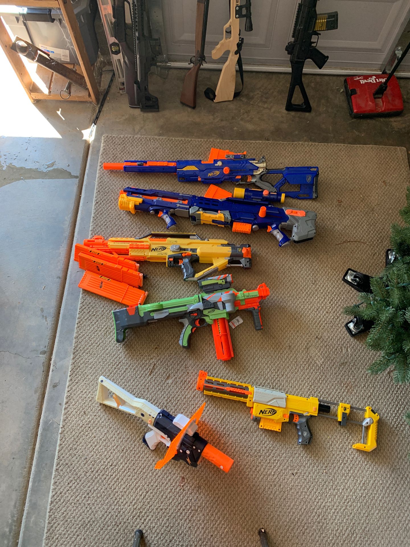 Nerf guns. $5.00 per gun