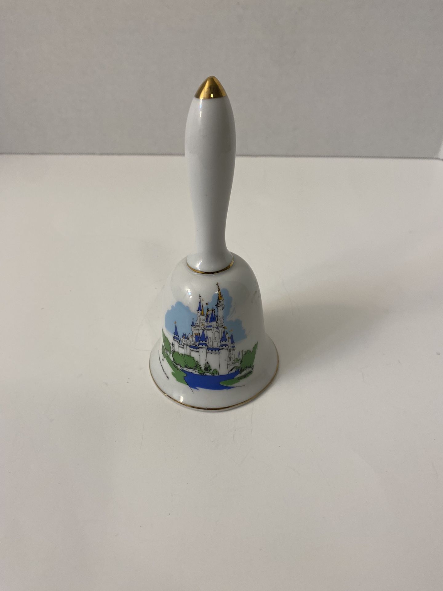 Disney WDW Vintage Cinderella Castle Porcelain Bell (made in Japan)