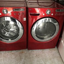 Lg Washer And Dryer Set Electric 