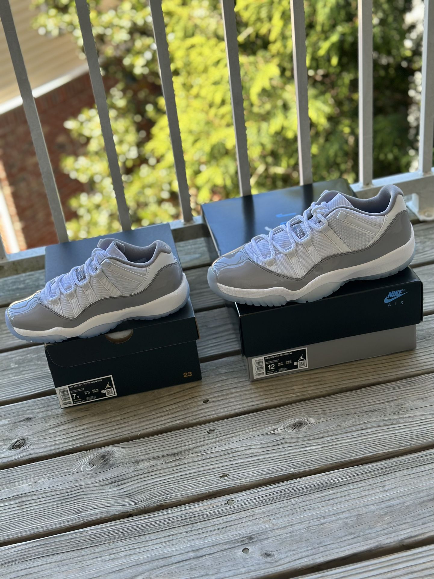 BRAND NEW JORDAN 11 LOW “CEMENT GREY” FOR SALE!!! GS SIZE $190