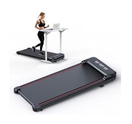 Walking Pad, Under Desk Treadmill, 2 in 1 Portable Treadmills for Home/Office, Walking Pad Treadmill with Transparent Lid, LED Display, Remote Control
