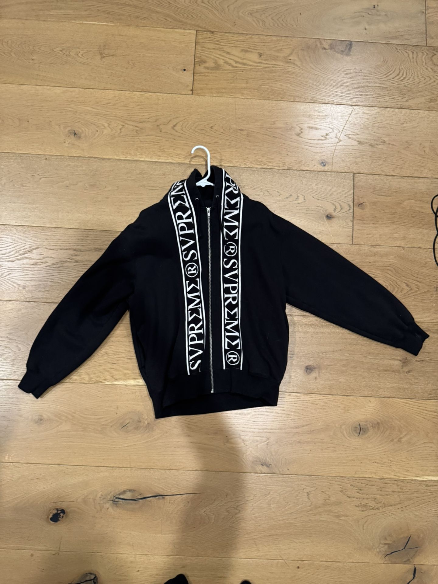 Supreme Roman Zip Up Black