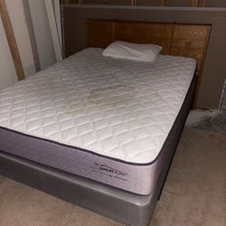 Queen Bed/boxspring/headboard FREE